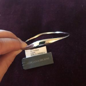 Adriana Orsini silver tapered bangle bracelet